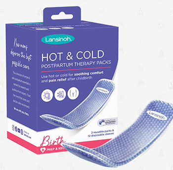 lansinoh cold & warm post birth relief pad