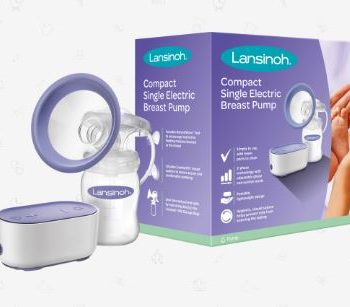 lansinoh breast pump compact single electric