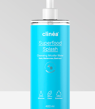 clinea superfood splash micellar water